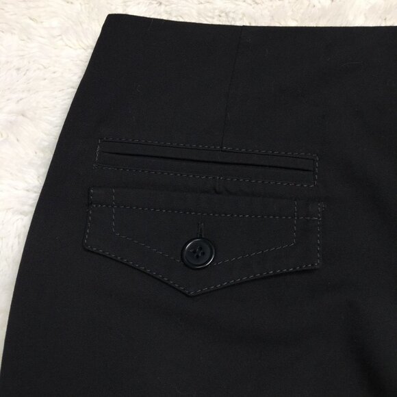Alysi Women's Black Straight Slacks Trousers Pants Size 8 - Picture 8 of 14